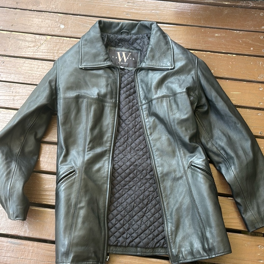 Leather jacket